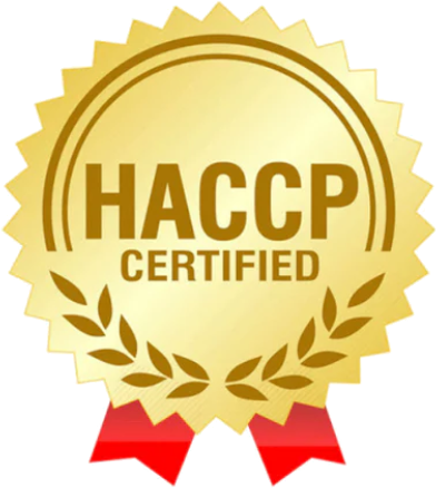 HACCP certified badge