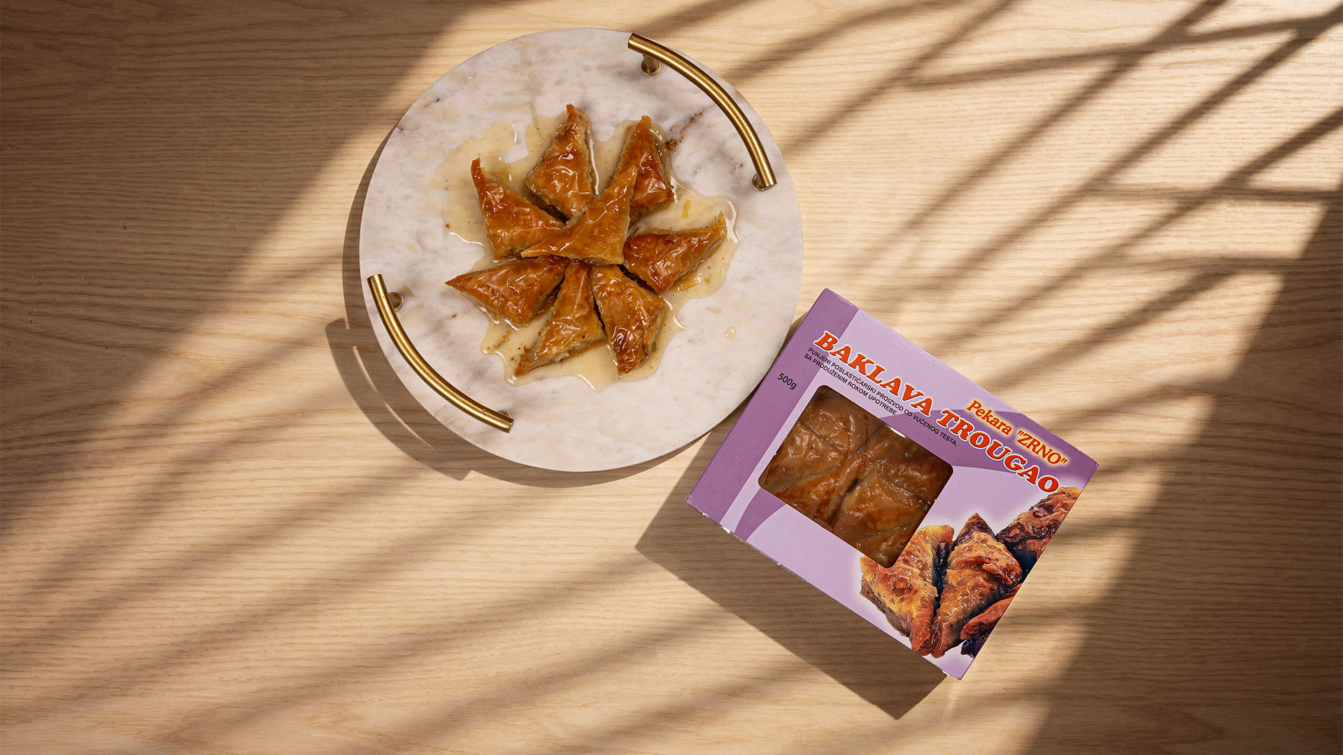 triangular baklava